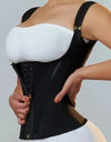 Fajas Colombianas Body Shaper Shapewear Women Vest Tops Double Compression Waist Trainer Corset Adjustable Zipper and Hook-eyes