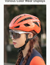 Cycling Helmet for Adults Adjustable Mountain Road Bike Helmet Breathable Intergrally-molded Head Safety Bicycle Helmet