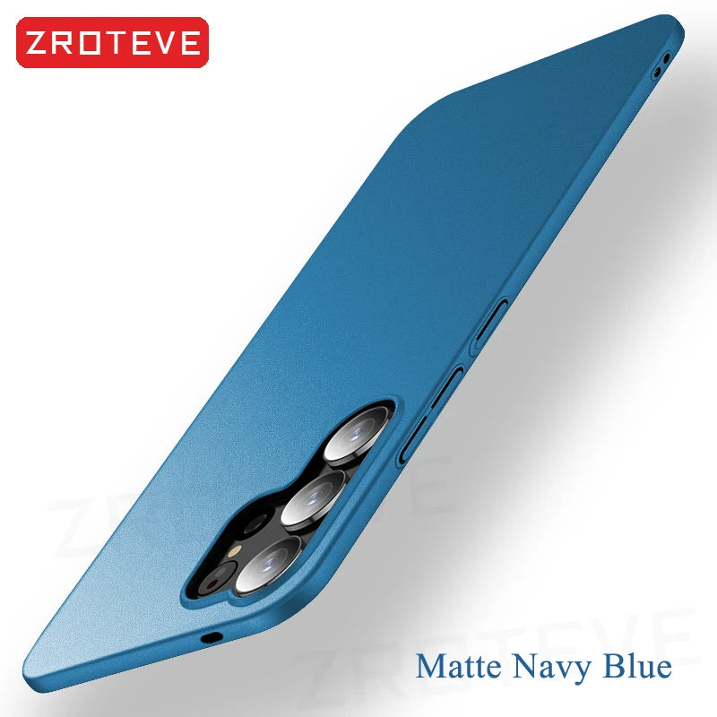 Zroteve Slim Matte Hard PC Case for Samsung Galaxy S26 Ultra / S25 Edge / S24 / S23 – Lightweight Protective Cover