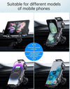 Dual Coil Fold Screen Car Wireless Charger For Samsung Galaxy Z 4 3 Fold Flip iPhone 15 14 Fast Phone Charging Vent Mount Holder