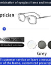 eyeglass frames titan Prescription men reading glasses women Myopia Computer blue light prevention discoloration