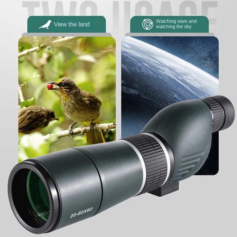 Monocular Zoom Telescope Powerful Monocular Bak4 Prism Waterproof Anti-Fog Camping Bird Watching Landscape Telescopes For Phone