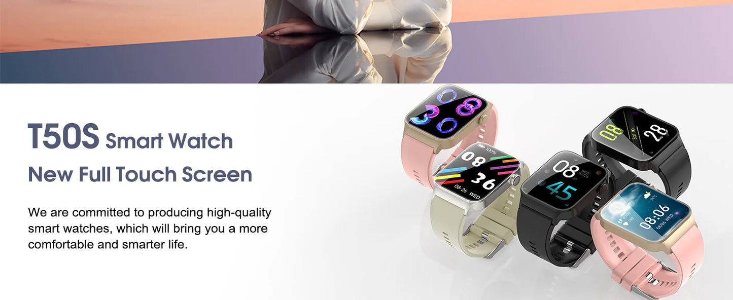 Smart Watch Sports Fitness Watch Smart Watch for Men Women  Watch Pedometer IP68 Waterproof 110+ Sports Modes