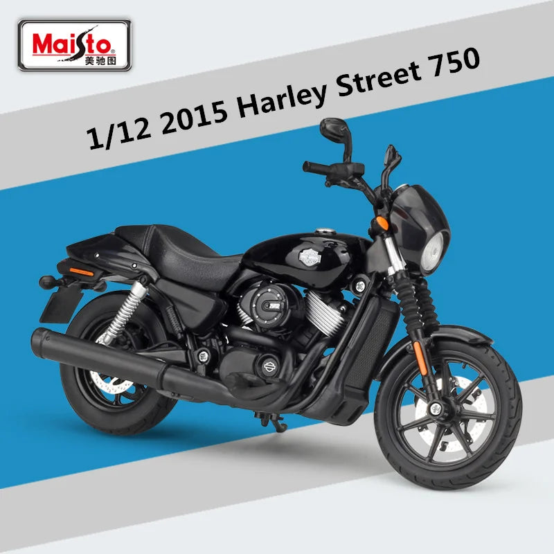 Diecast Harley Street Glide Special 2015 Motorcycle Model 1 to 12 Scale