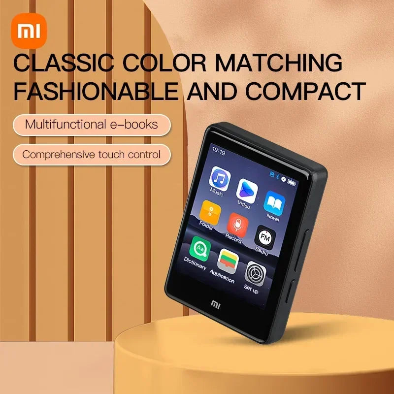 XIAOMI S18 MP4 Bluetooth Player 2.4 Inch Touch Screen Portable HiFi Stereo Music E-book Learning MP3 Walkman Built-in Speaker