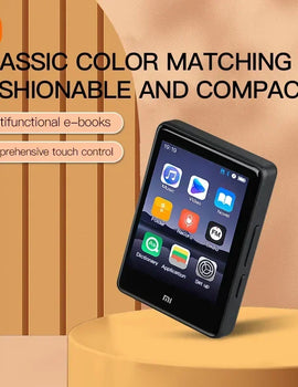 XIAOMI S18 MP4 Bluetooth Player 2.4 Inch Touch Screen Portable HiFi Stereo Music E-book Learning MP3 Walkman Built-in Speaker