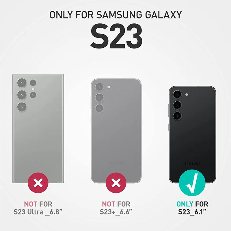 For Samsung Galaxy S23 Case (2023 Release) 6.1 inch UB Pro Full-Body Holster Cover WITHOUT Built-in Screen Protector