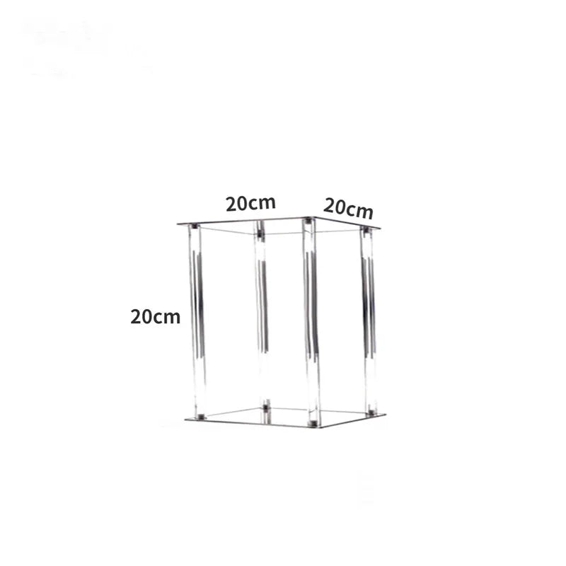 Wedding Centerpieces Acrylic Vases Flowers Stand for Birthday Party Tables Decorations Window Display Rack Cake Stand Home Decor