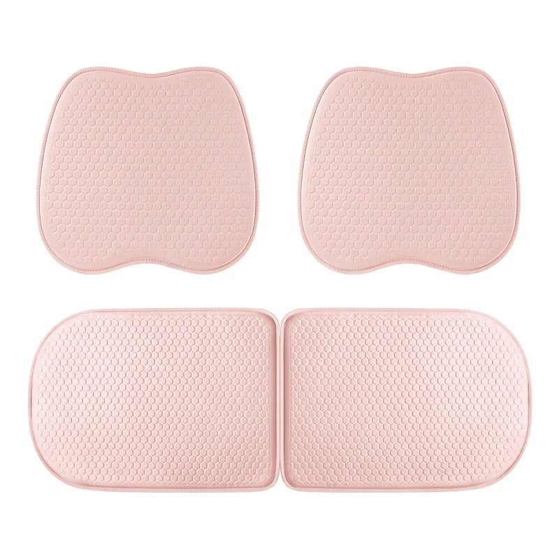 Summer Car Seat Covers TPE Cold Gel Seat Pad 3D Honeycomb Cool Seat Cushion Anti-Slip Auto Seat Covers Cooling Seat Mat