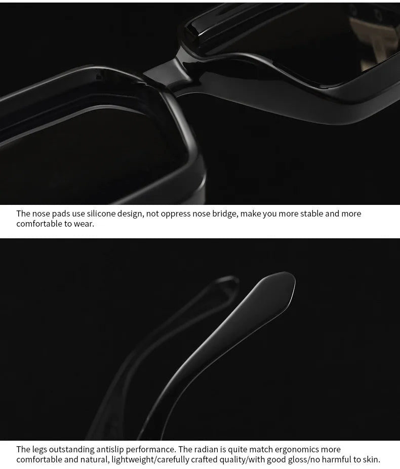 Millionaire Square Sunglasses With UV400 Protection