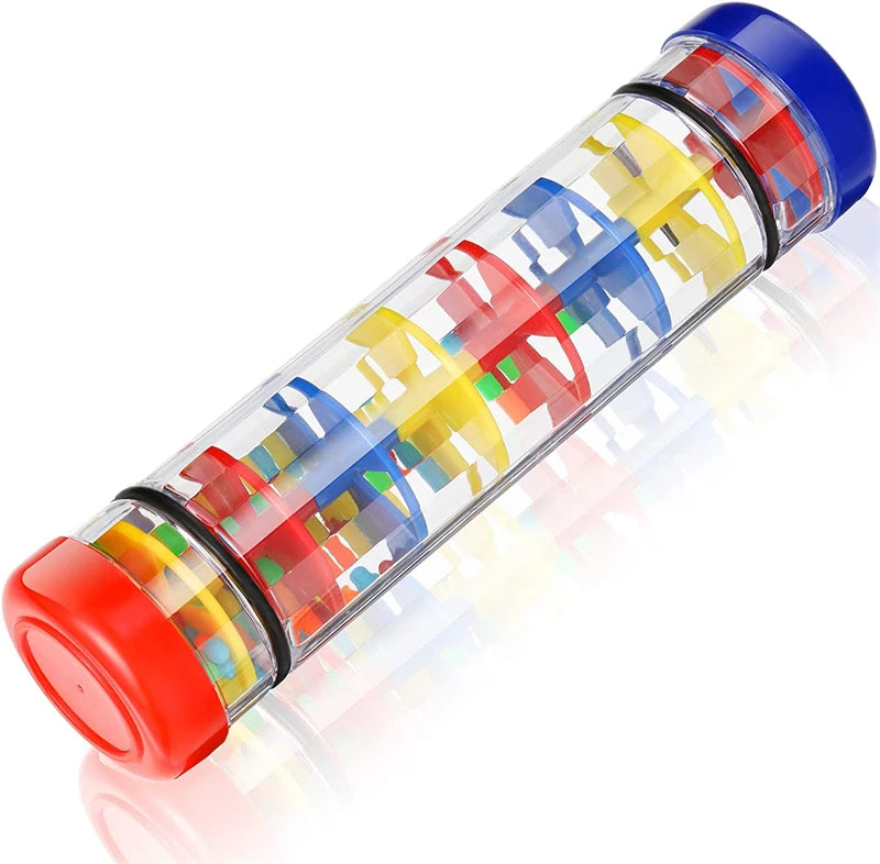 Rainmaker  Toys Rain Stick for Babies 0 6 12 Months  Rattles Toy Rainmaker Musical Instrument Montessori Sensory Toys