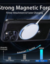 Leather for Magsafe Case For iPhone 16 15 Pro Max 14 Plus 16Pro Luxury Protection Magnetic Ring Holder Back Cover