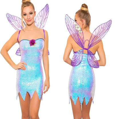 Costume Cos Dress Role Play Dress Up Cos Suit Female Cute Naughty Fairy Naughty Wings  Festival Party Rave Outfits Costume