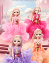 Electric Universal Walking Doll With Music And Dance, Wedding Dress Princess With LED Lights And Pleasant Music, Play House Toy,