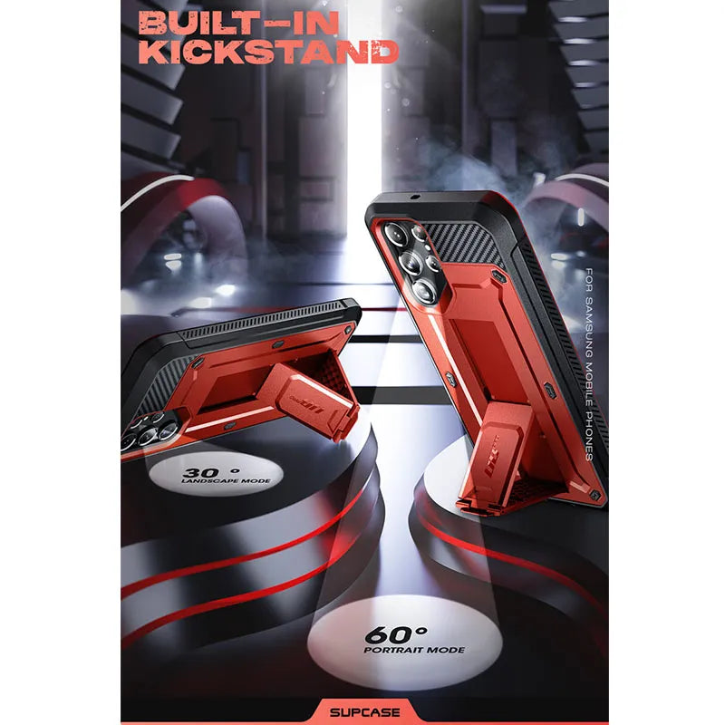 For Samsung Galaxy S22 Ultra Case (2022) 6.8 inch UB Pro Full-Body Holster Cover WITHOUT Built-in Screen Protector