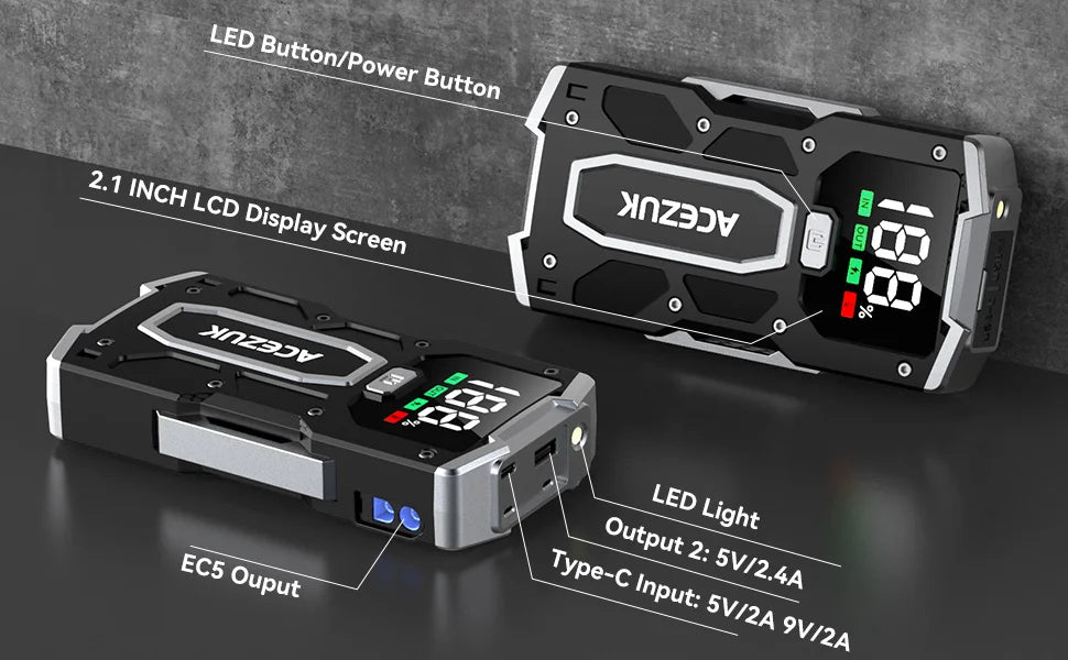 12800mAh 3000A Car Jump Starter Power Bank 12V Portable Car Battery Booster Charger Starting Device Petrol Diesel Car Starter