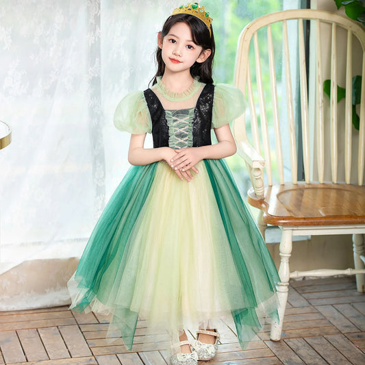 Asymmetrical Tulle Princess Party Dress