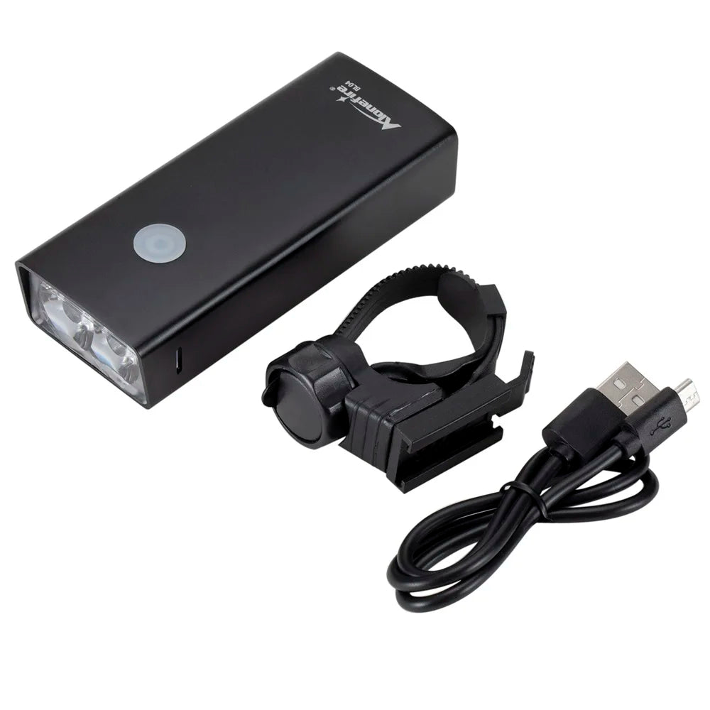 2 In 1 Rechargeable T6 LED Flashlight And Bicycle Light