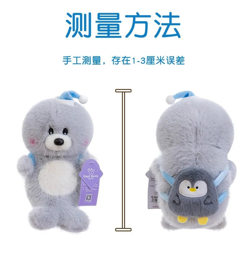 Kawaii Stuffed Doll Plush Toy Cute Penguin Backpack Sloth Seal for Kids Birthday Xmas Gift Soft Cuddly Animal Plushie