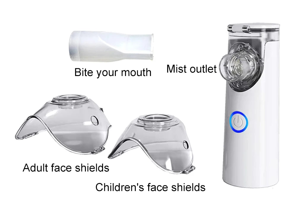 Handheld Portable Autoclean Inhale Nebulizer Mesh Atomizer Silent Inhaler Nebuliser Inhalator for Adult  Nebulizador