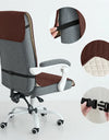 Office Chair Cover Anti-slip Long Boss Office Chairs Pad 1piece with Elastic Strap Swivel Computer Dust Armchair Slipcover
