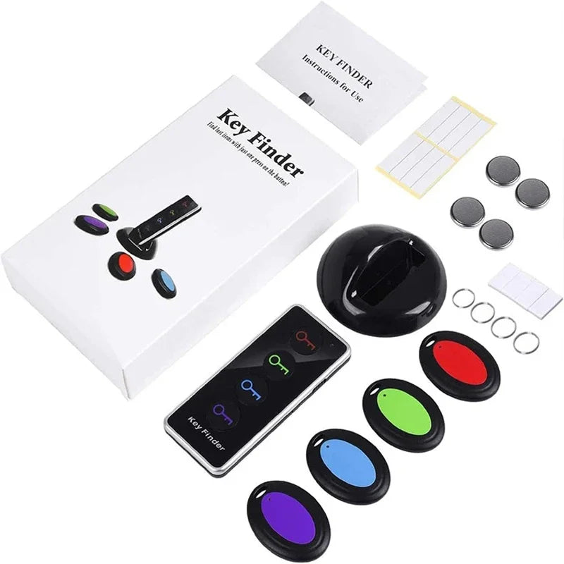 Wireless Key Finder Anti-Lost Alarm Mini Tracking Device Pet Wallet Locator Remote Control