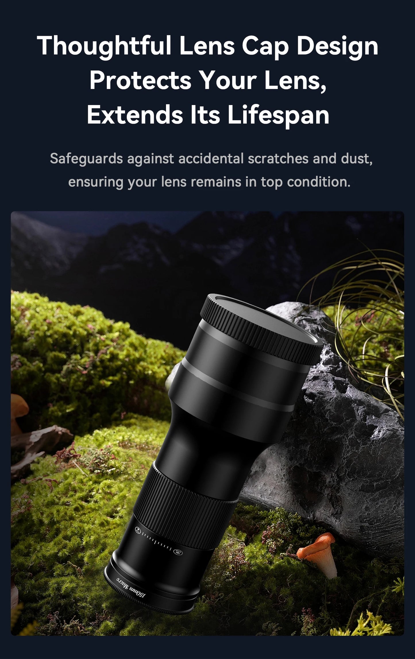 6X Telephoto Macro Smartphone Lens with Universal Phone Mount