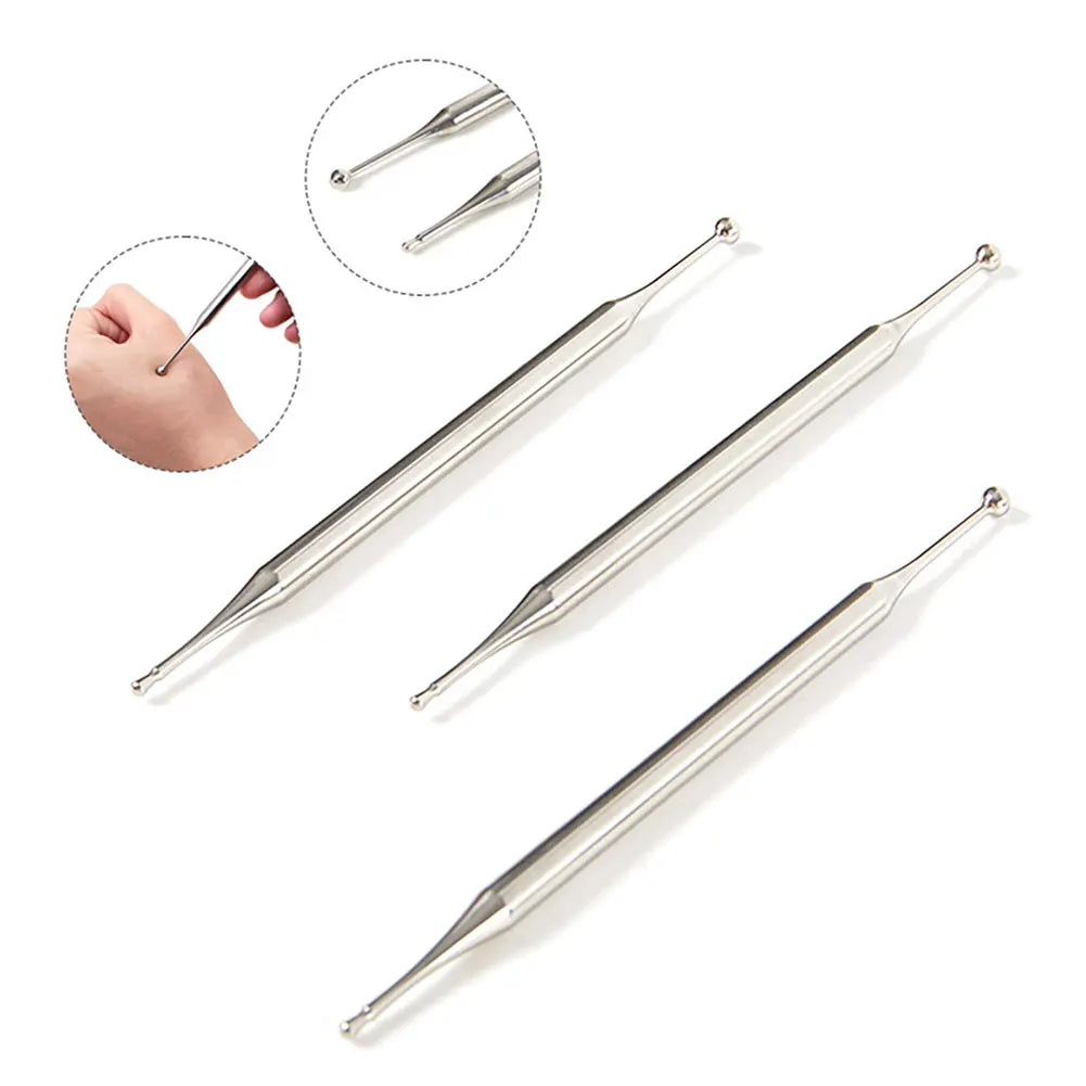 Acupuncture Point Probe Stainless Steel Auricular Point Pen Health Care Beauty Ear Reflex Zone Massage Needle Detection