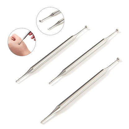 Acupuncture Point Probe Stainless Steel Auricular Point Pen Health Care Beauty Ear Reflex Zone Massage Needle Detection