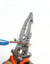 Collapsible Wire Stripper and Cutter Time-Saving Labor-Saving Repair Scissors Wire Stripping Crimping Pliers Hand Tool