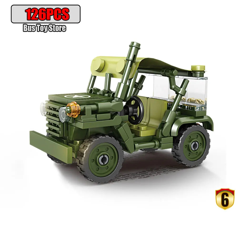 BMPT Terminator Tank KV-2 T-34 Tiger I WW2 Military Classic Model Building Blocks Bricks Boy  Toys for Christmas Gifts