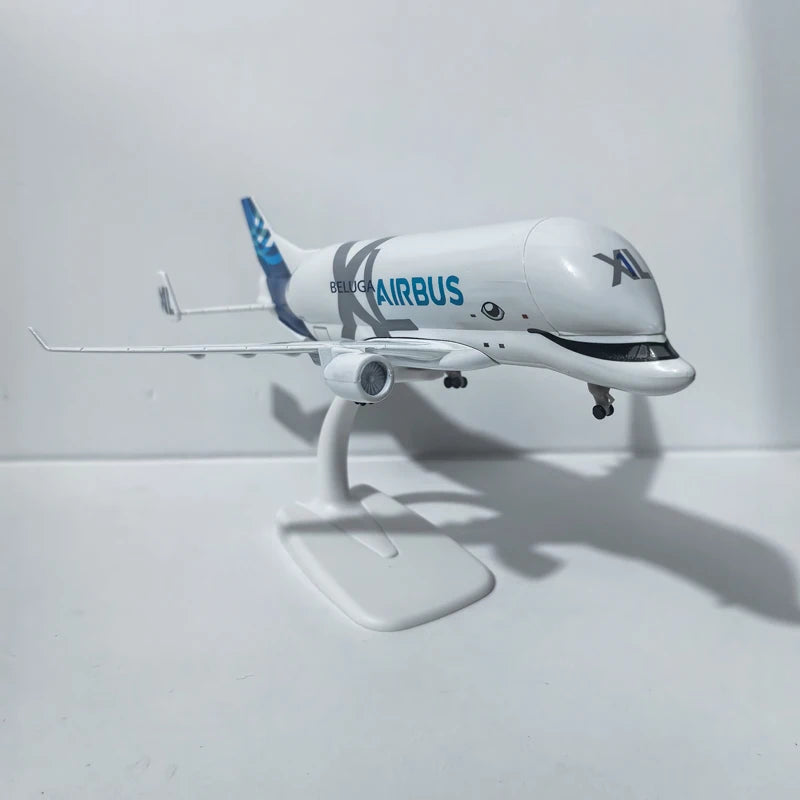 20CM Beluga Airbus Diecast Metal Aircraft Model