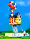 Creative Tensegrity Sculptures Suspended Gravity Building Blocks Balloon Flying House Bricks Model Kids Toys Christmas Gift