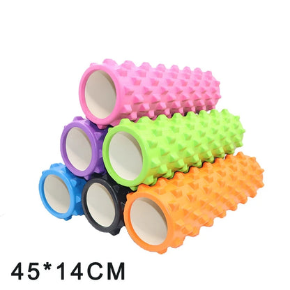 14*45cm Fitness Yoga Column Pilates Column Deep Massage Roller Muscle Relaxation Balance Training