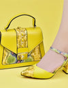 Italian Shoe and Bag Set for Party In Women Luxury Shoes Women Designers Nigerian Women Party Pumps High Heels Ladies