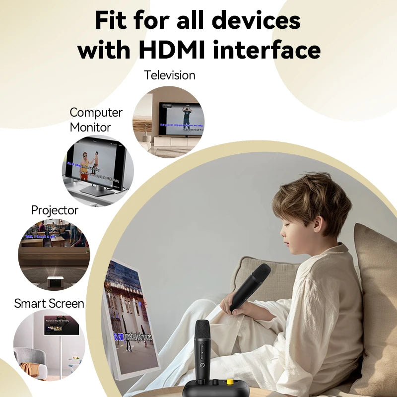 Puremic Karaoke Machine, Free Forever millions songs video MTV karaoke songs streaming karaoke Home Karaoke no Ads with 2 mics