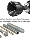 Deburring Tungsten Steel Chamfer Thread Trimmer Alloy Remove Burr Screw Rod Bolt Deburring Tool