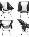 Outdoor Folding Moon Chair Ultralight Camping Portable Picnic Seat Leisure Travel BBQ Beach Fishing Chair