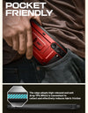 For Samsung Galaxy S25 Plus Case UB Pro Heavy Duty Rugged Phone Case with Built-in Screen Protector Kickstand Belt-Clip