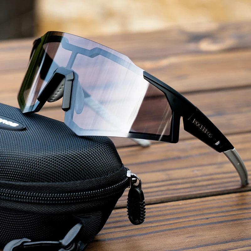 Bicycle Glasses Photochromic / Polarized Lens Bike Sunglasses Eyewear Sun Protect Sports MTB Road Adult Cycling Glasses