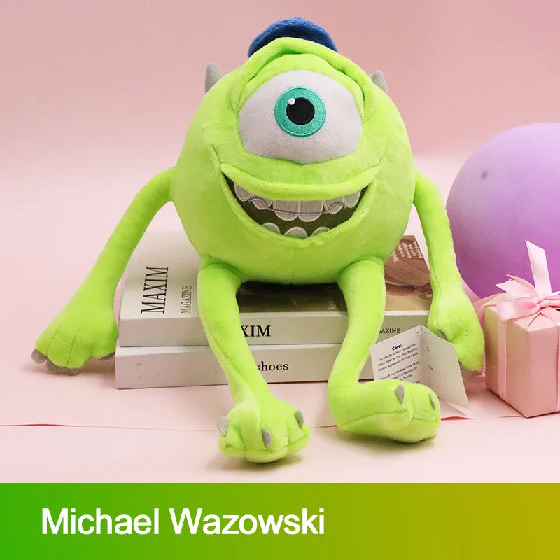 Fluffy Kawaii Sulley Mike Wazowsky Monsters University Stuffed Plush Animals Toy Sets Cute Pixar Doll For Boy Girl Birthday Gift