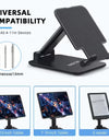 Foldable Mobile Phone Holder Stand Tablet Desk Mount Table Flexible Adjustable Desktop Live Lazy Bracket Support For All Phones