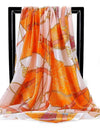 Scarves For Women Print Silk Satin Head Scarf Female Luxury Brand Square Shawl Large Hijab Scarfs
