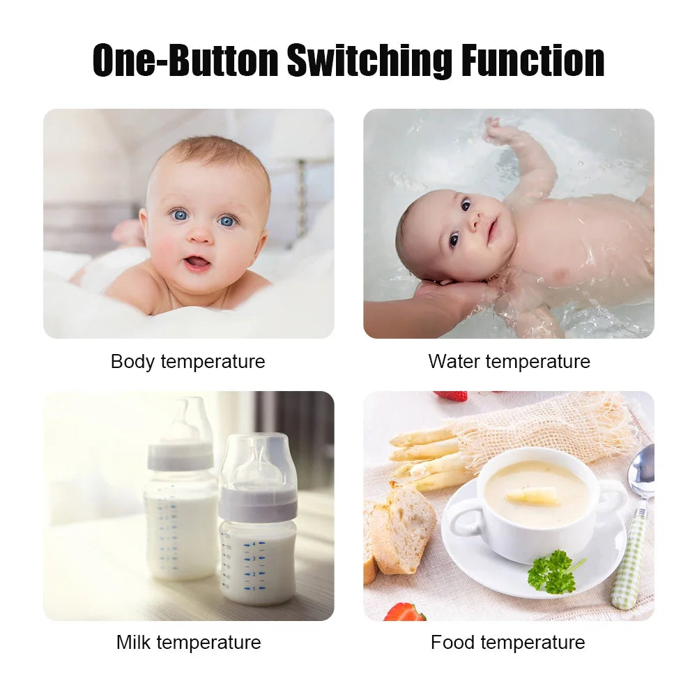 Digital Infrared Thermometer Forehead Body Non-Contact Fever Thermometers Medical Portable Finger Pulse Oximeter Blood Oxygen