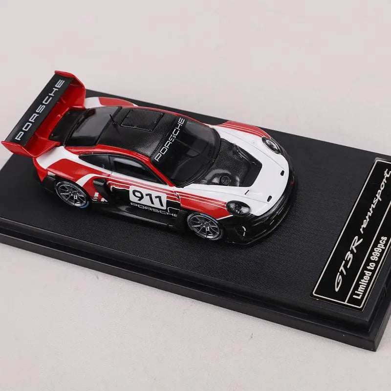 1 64 Scale 911 992 GT3 R Rennsport Diecast Model Car