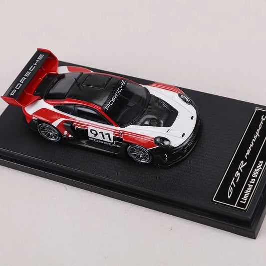 1 64 Scale 911 992 GT3 R Rennsport Diecast Model Car