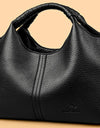 Leather Shoulder Bags For Women Ladies Luxury Handbag Crossbody Bag Zipper Messenger Solid Color Saddle Bag