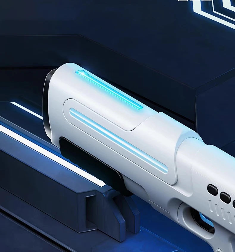 Fully Automatic Pulse Electric Water Gun with Fire Spray Effect Large Capacity Water Blaster