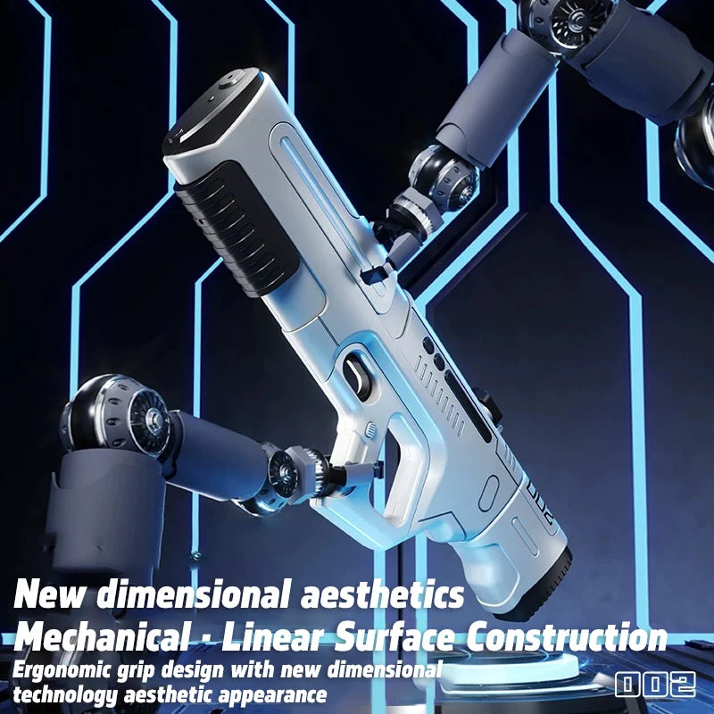 Fully Automatic Pulse Electric Water Gun with Fire Spray Effect Large Capacity Water Blaster