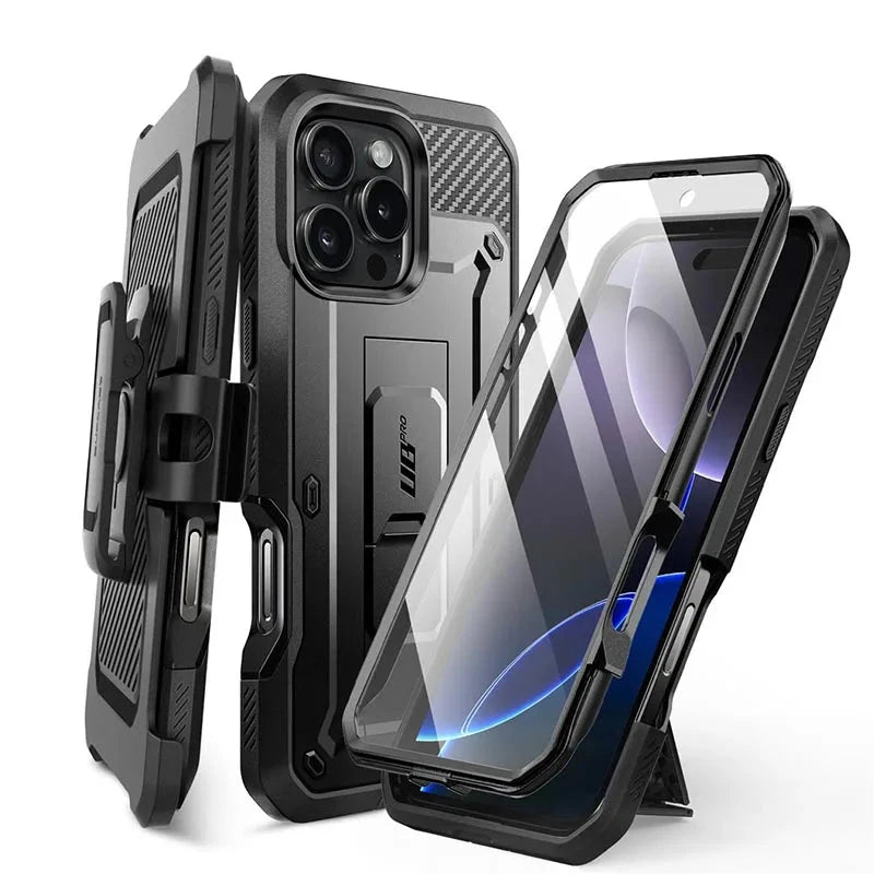 For iPhone 16 Pro Max Case 6.9" (2024) UB Pro Full-Body Heavy Duty Rugged Phone Case with Built-in Screen Protector